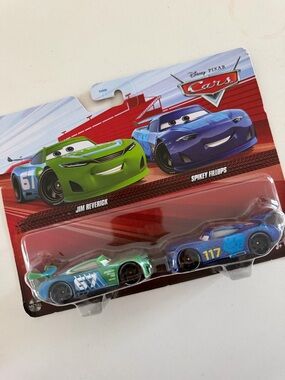 Disney Pixar Cars Jim Reverick & Spikey Fillups - 2 pack